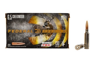Federal Premium 6.5 Creedmoor 130gr Barnes TSX Ammo - Box of 20